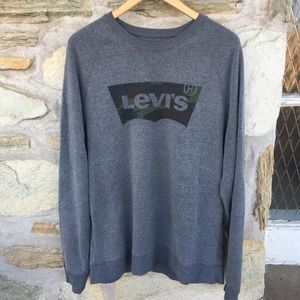 levi camo sweatshirt